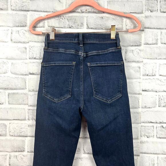 Agolde Sophie Skinny Blue Stretch Jeans A123-1045 Dark Wash Sz 25 - Picture 5 of 8